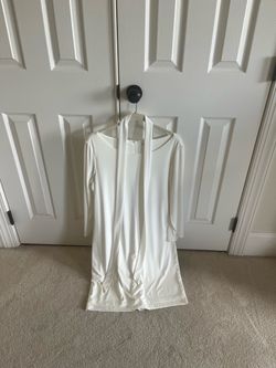Ivory/ Cream Dress with Belt