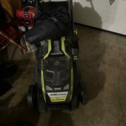 Ryobi Lawnmower Weed Eater And Blower
