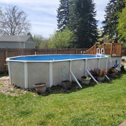 10,000 Gallon Backyard Pool, Like New!