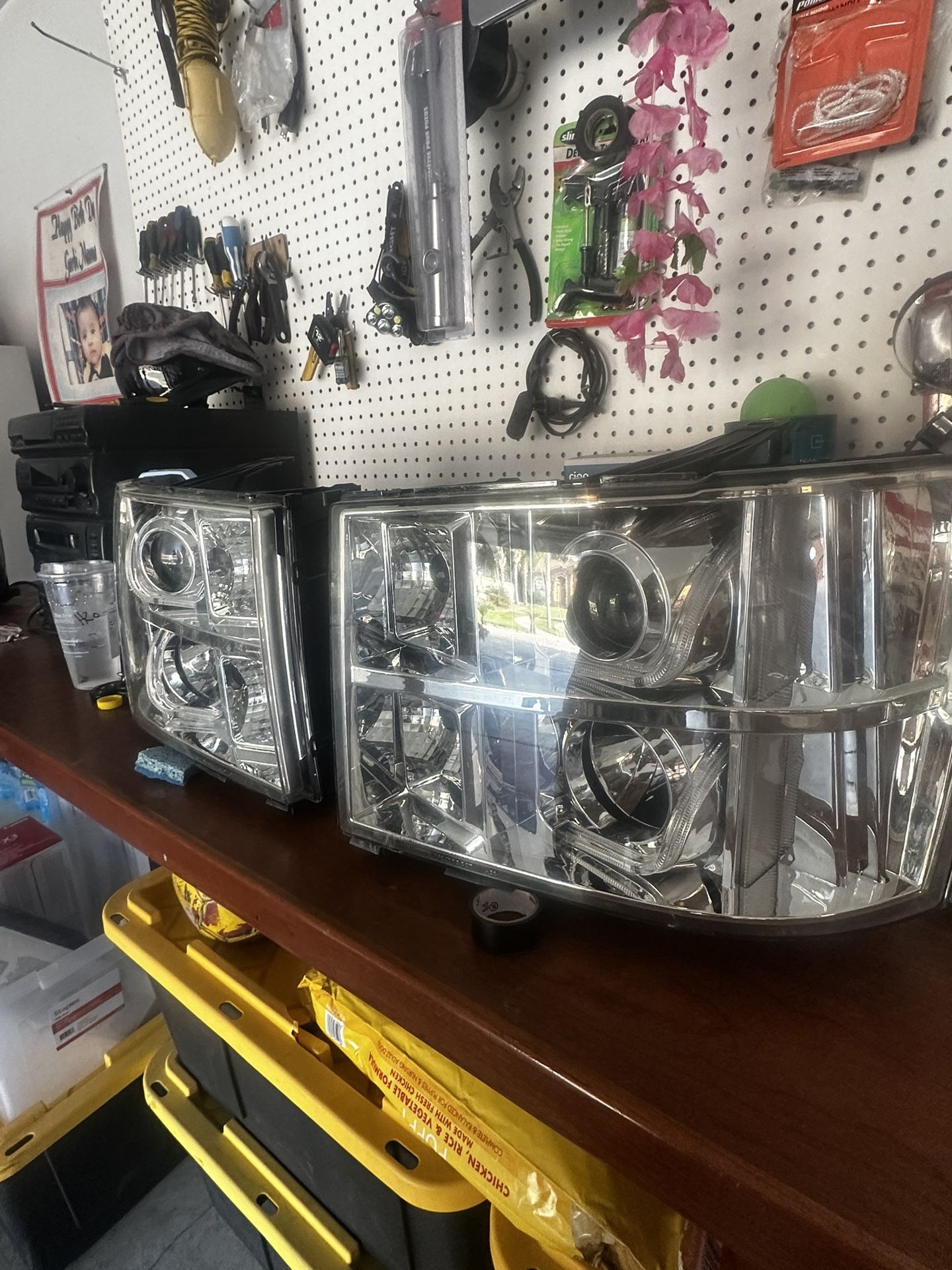 2011 GMC Sierra Headlights Projector Super Bright