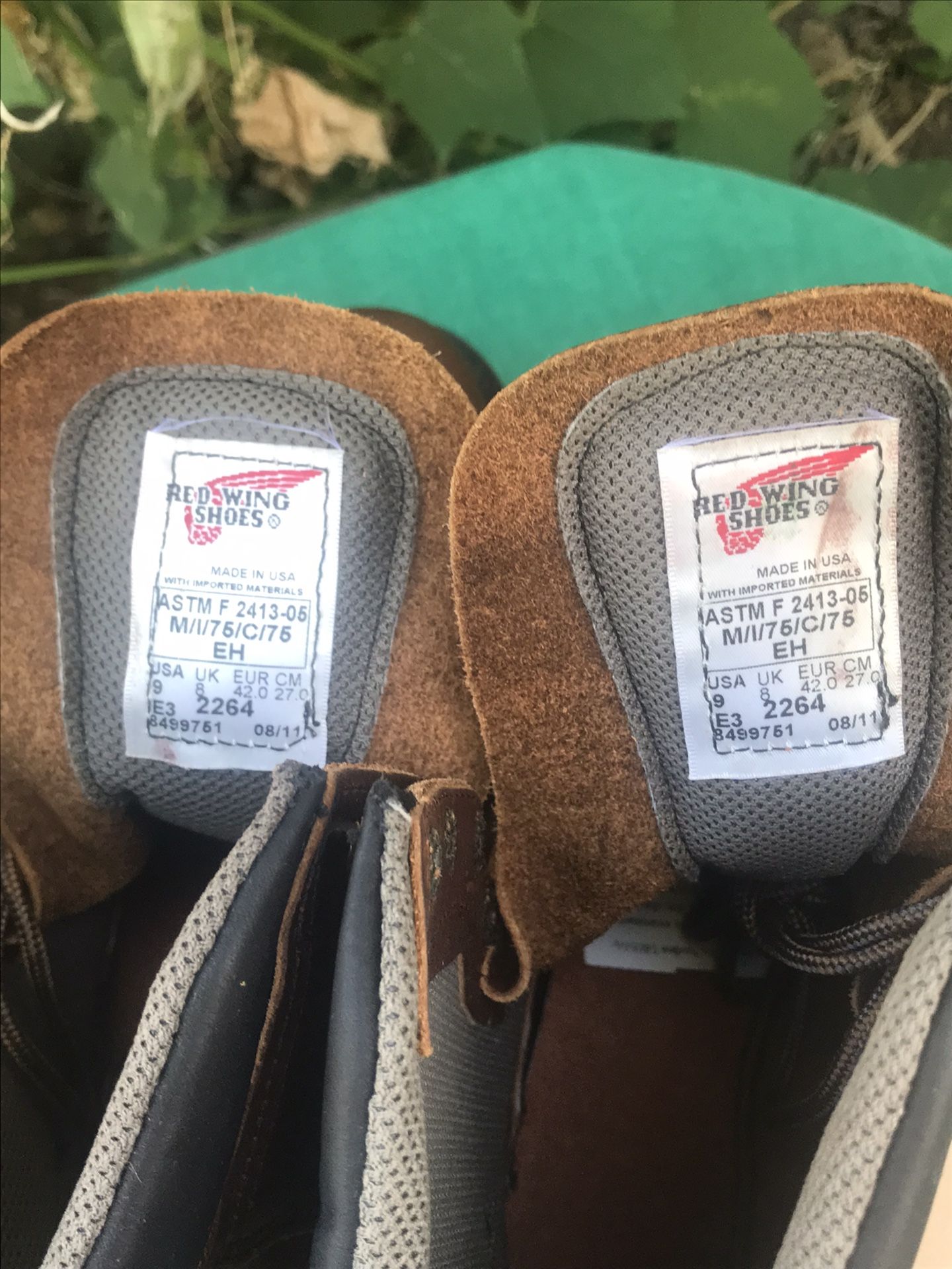 2264 Red Wing Steel Toe Boots : Electrical Hazard : size 9 E3: Made In ...