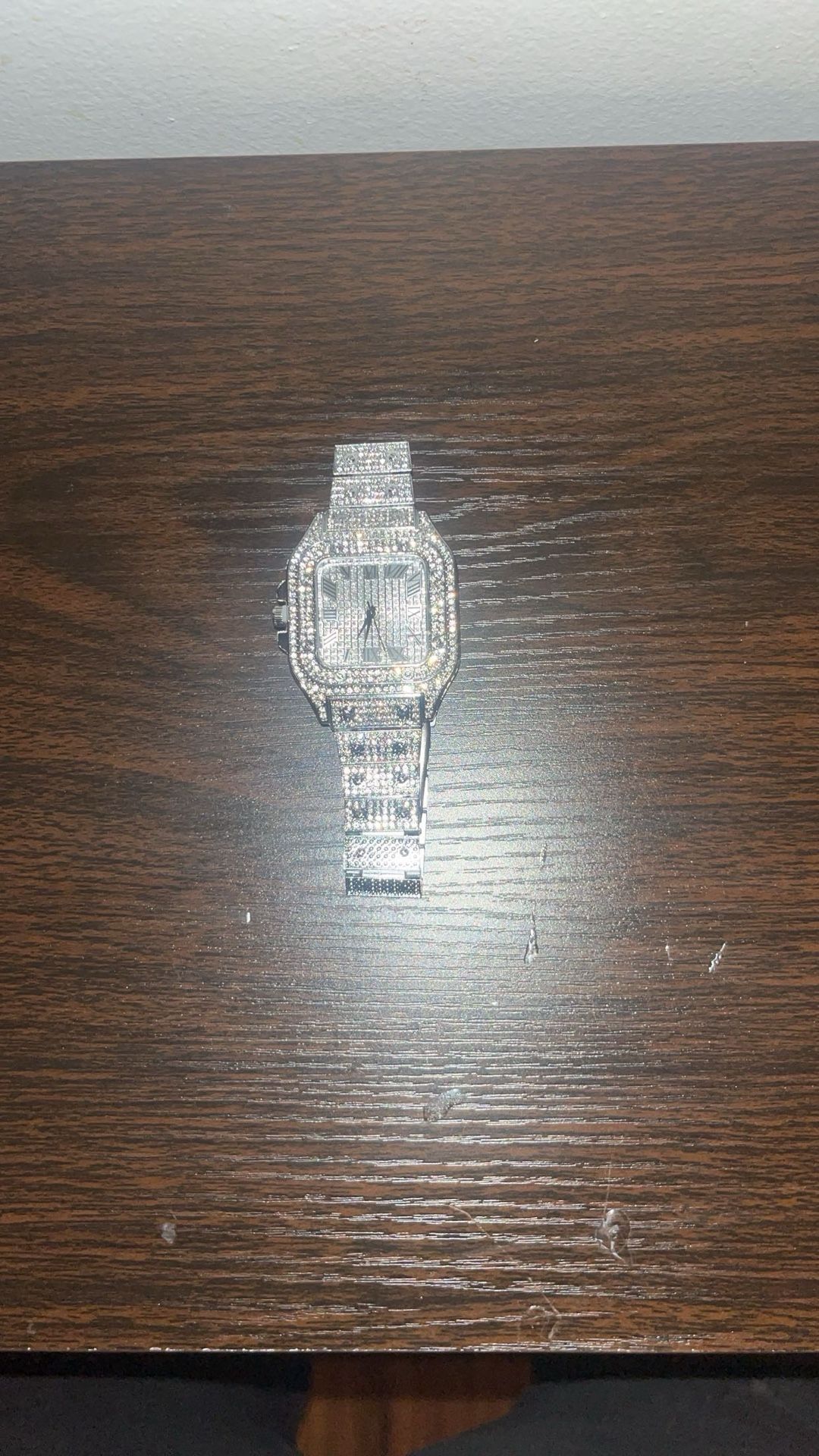 VVS Moissante Watch Bust Down Iced Out (Passes Diamond Tester)