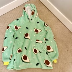 Trendy avocado blanket Hoodie