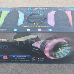 Hover-1 ASTRO Hoverboard LED Lights, Bluetooth Speaker 220 lb max weight