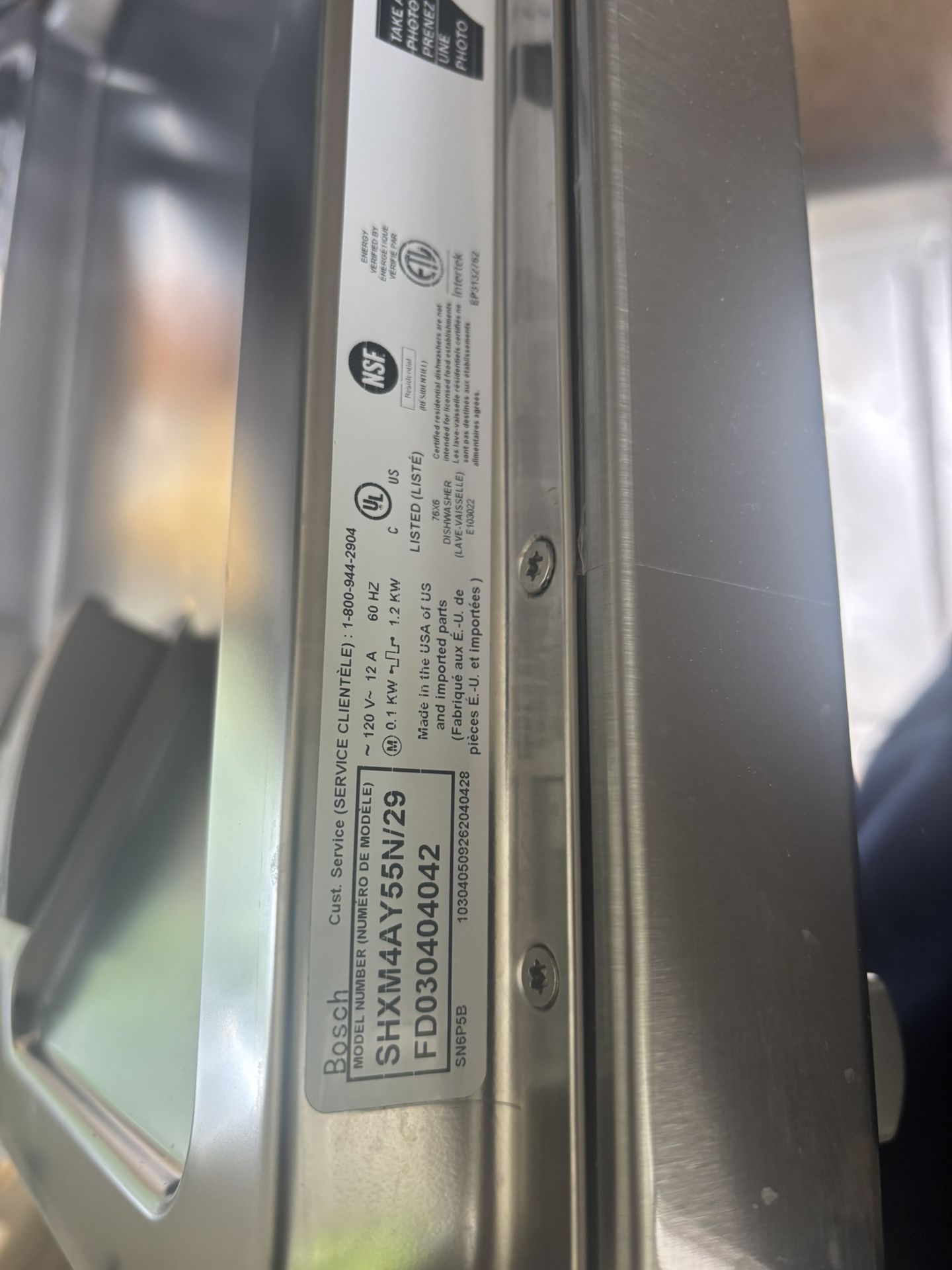 Bosch Dishwasher