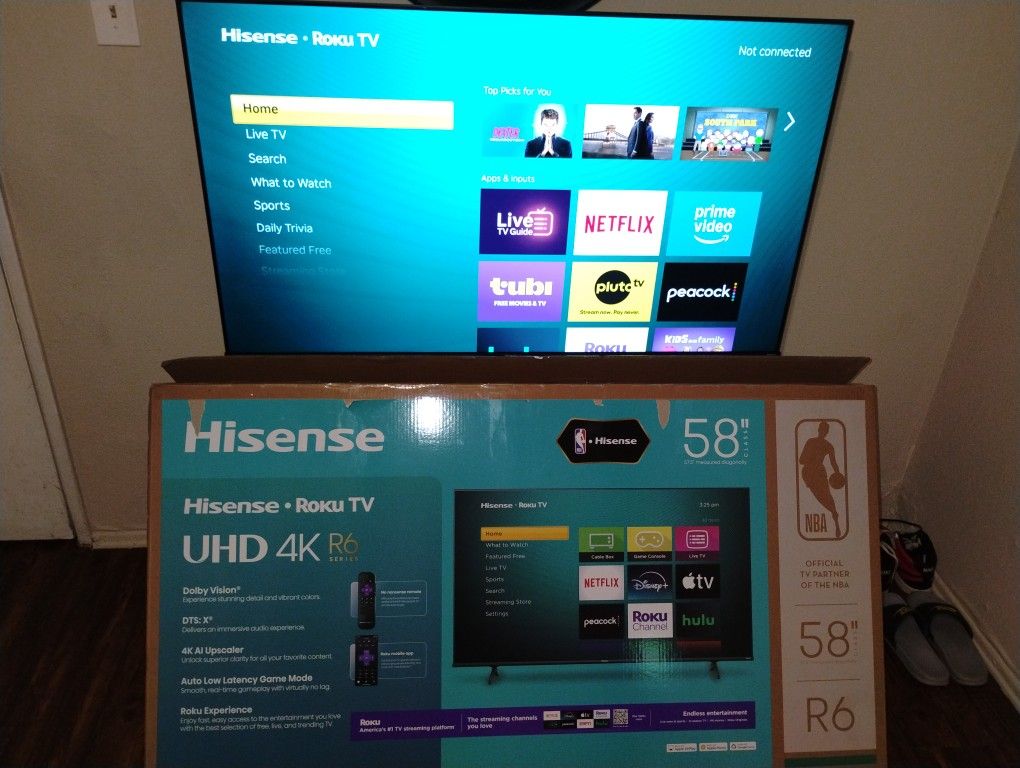 58" Hisense Roku Tv