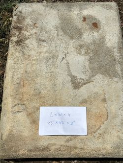 HVAC - Condenser Concrete Pad (23”x35”x3”