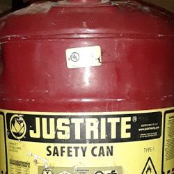 Just RITE SAFETY GAS CAN/ 5 Gallons 