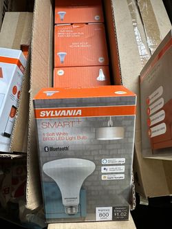 Sylvania Soft White BR30 Smart LED Light Bulb X4