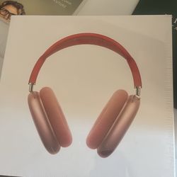 Red airpod maxes 