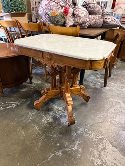 Antique Victorian Accent Table 