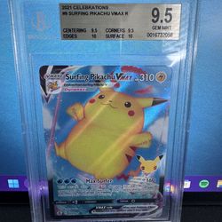 Beckett 9.5 Surfing Pikachu VMAX