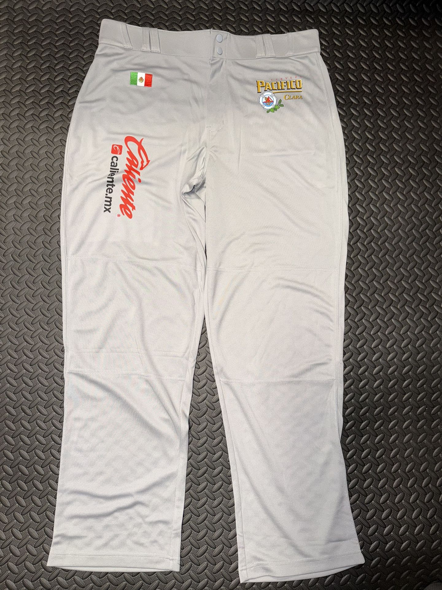 Men’s Baseball Pants Size XL Liga De Mexico Sponsors