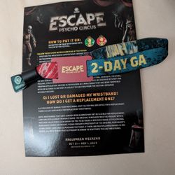 Escape 2-day Wristband