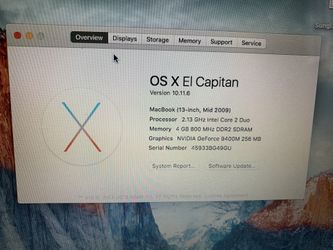 2009 macbook 💻 good condition