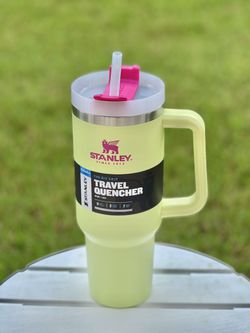 New Stanley Adventure Quencher Tumbler Straw Cup 40oz Citron Mix