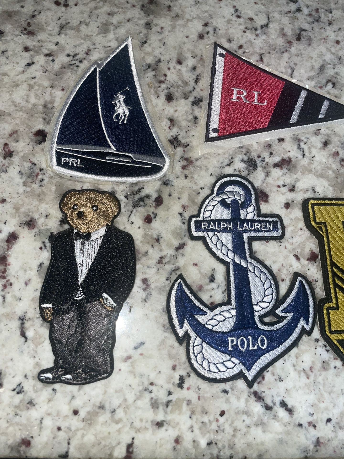 POLO RALPH LAUREN JACKET PATCHES SET 5x