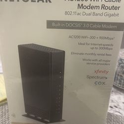 Netgear Wifi Cable Modem Routeemr