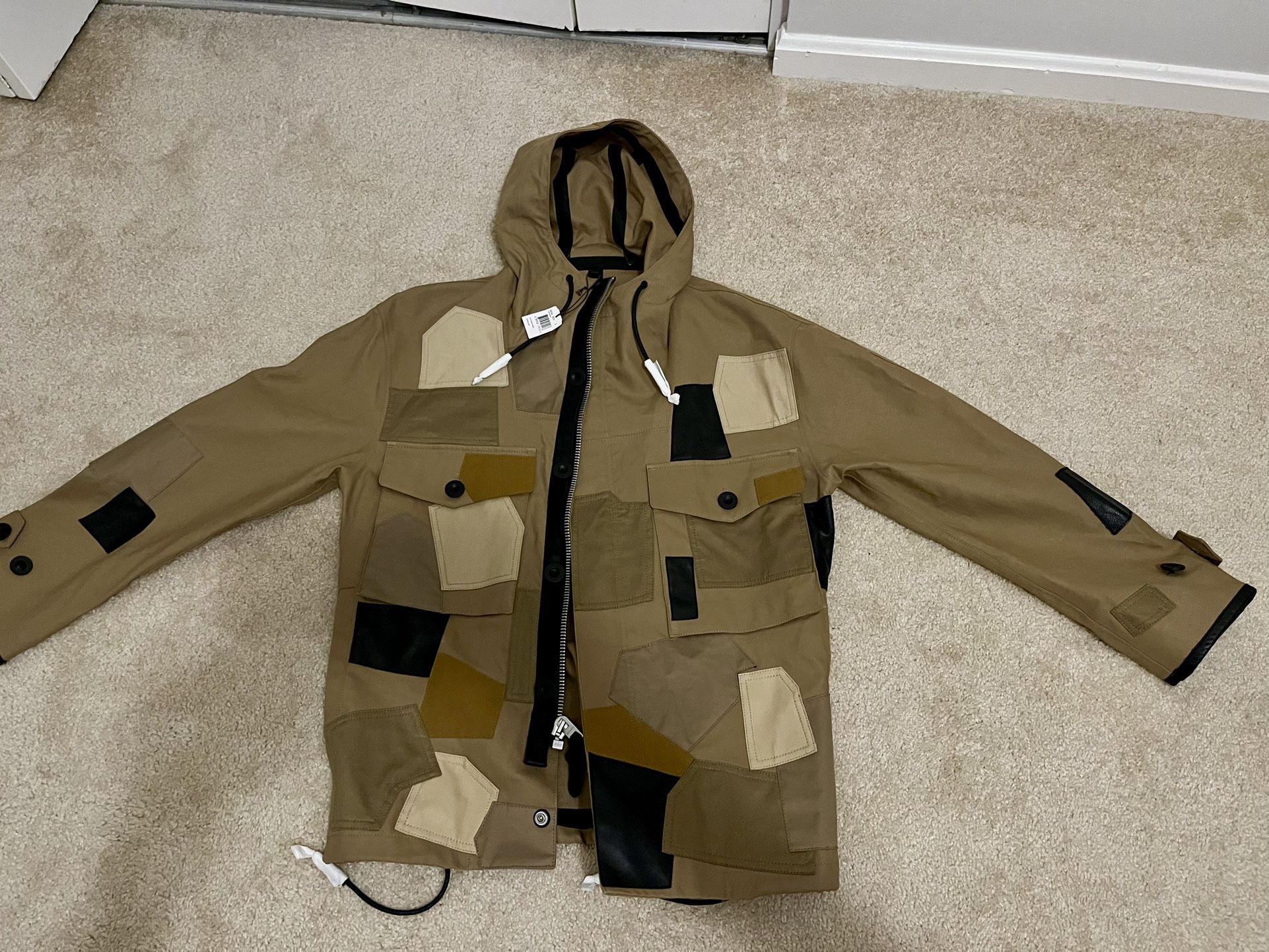 Men’s Coach Patchwork Parka - Size Small