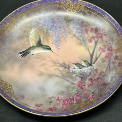 Limited Edition Collector Plate: "Garden Whispers" by Larry K. Martin