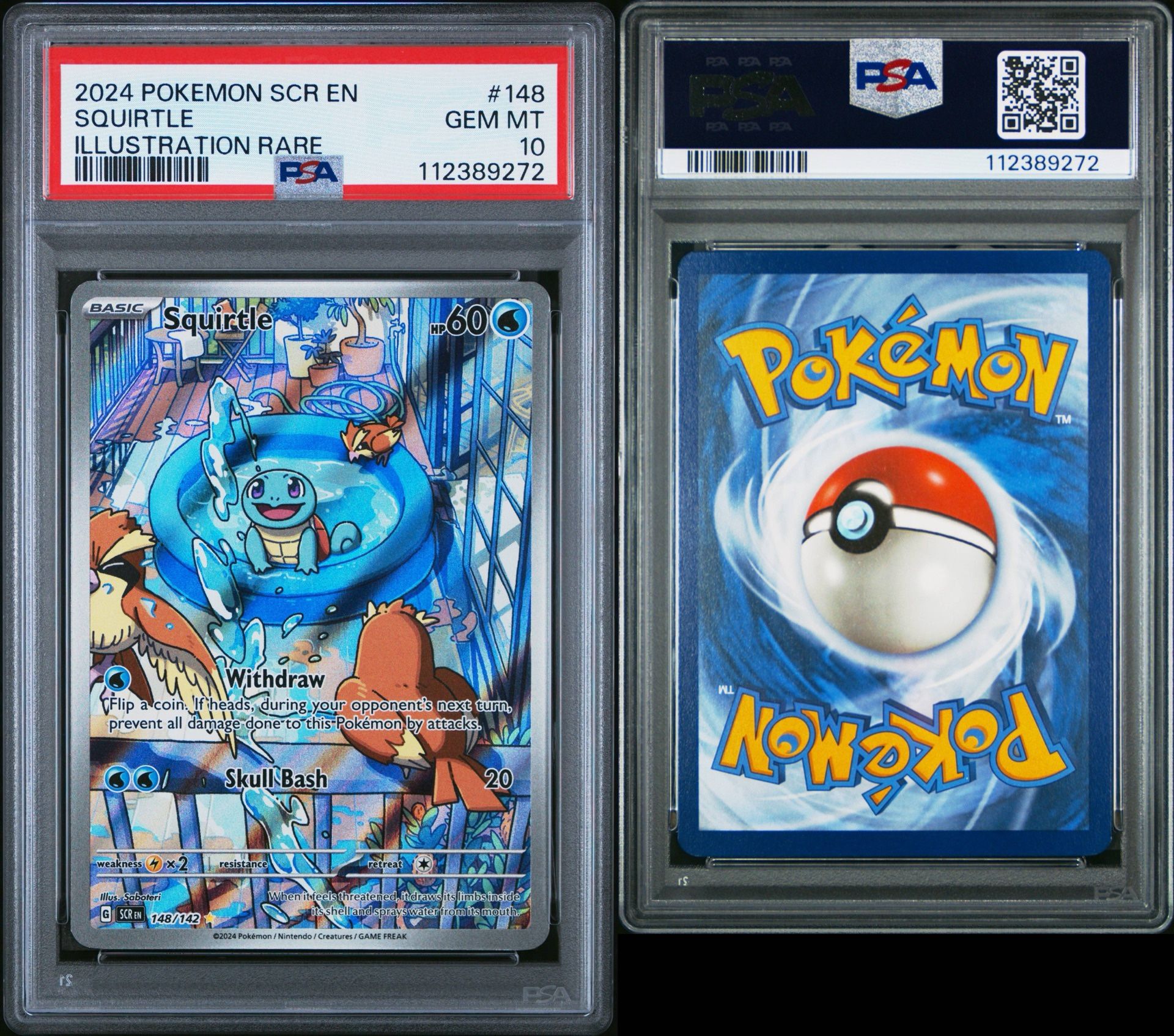 Squirtle 148 Psa 10