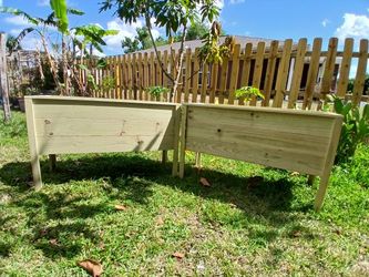 Cedar Fence Pickets Wood Planter Box
