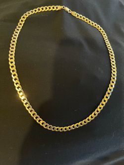Gold plated 925 Italy silver chain