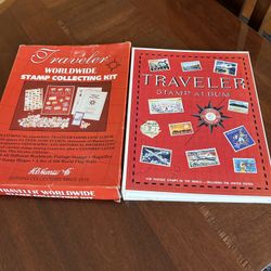 Traveler, Worldwide Stamp Album In The Original Box Copyright 1993 Mint Condition