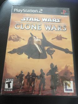Clone wars ps2 box