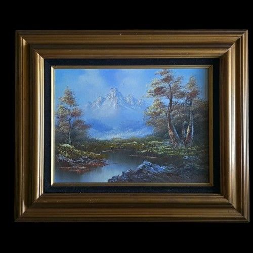 Nice Original Oil Painting On Canvas Signed