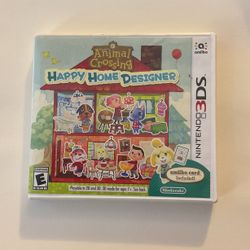 Animal Crossing Happy Home Designer 3DS game 