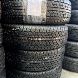 265/70/17 Dulop #4 Tires Like New Mount & Balance // 4 llantas como nuevas Instaladas Y Balanceadas