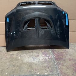 02-07 Mitsubishi Lancer USACF Evo Style Carbon Fiber Hood 