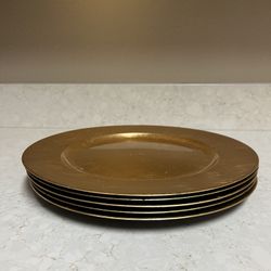 5 Platos Dorados Para Decorar Tu Mesa En Tus Fiestas 