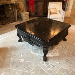 Marble Top 40 X 46 Coffee Table