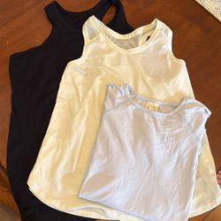 Athleta Girl 2 Tanks & 1 Tee