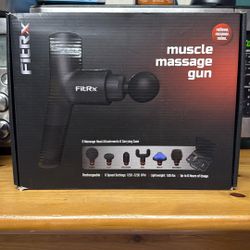 FitRx Muscle Massage Gun Relieve.Recover.Relax. New