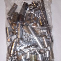 Mixed Lot of 86 Vintage USA Craftsman Sockets 1/4 3/8 1/2” Swivel  Extensions
