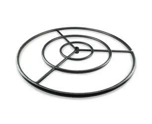 Fire Pit Essentials 36" Black Steel Fire Ring Burner
