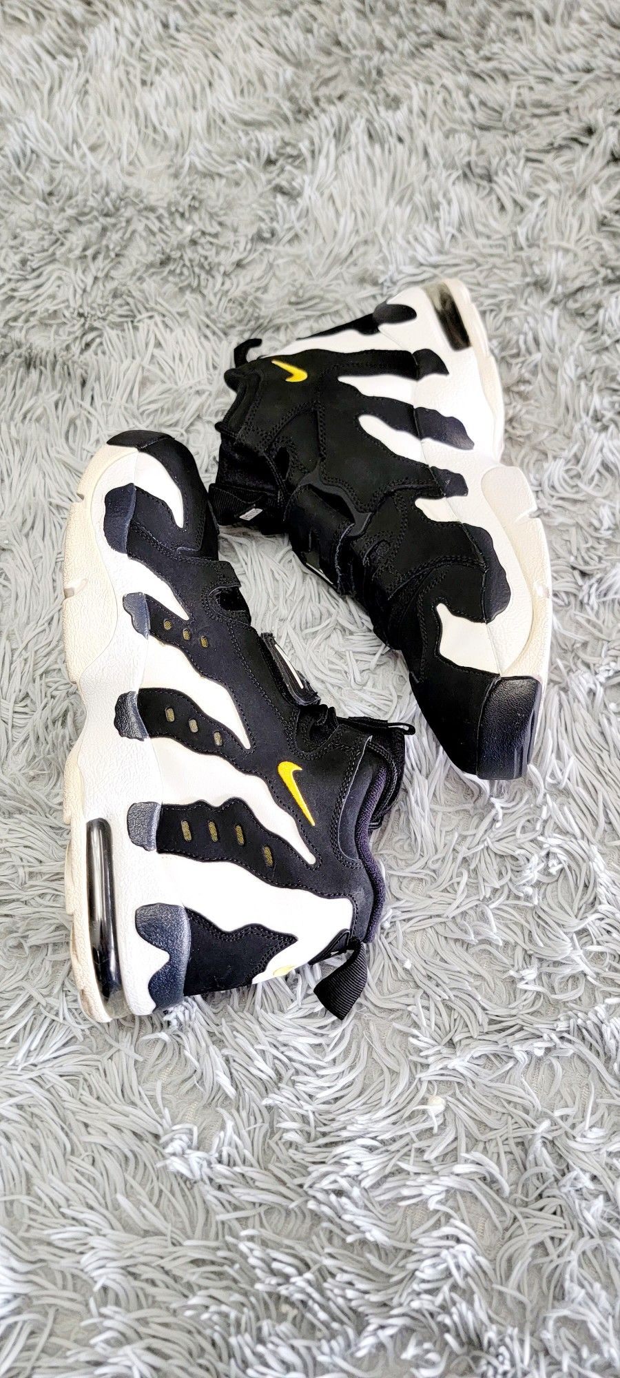 Size 11.5 Nike Air DT Max 96’ Black White 2018 Deion Sanders 316408-003.
