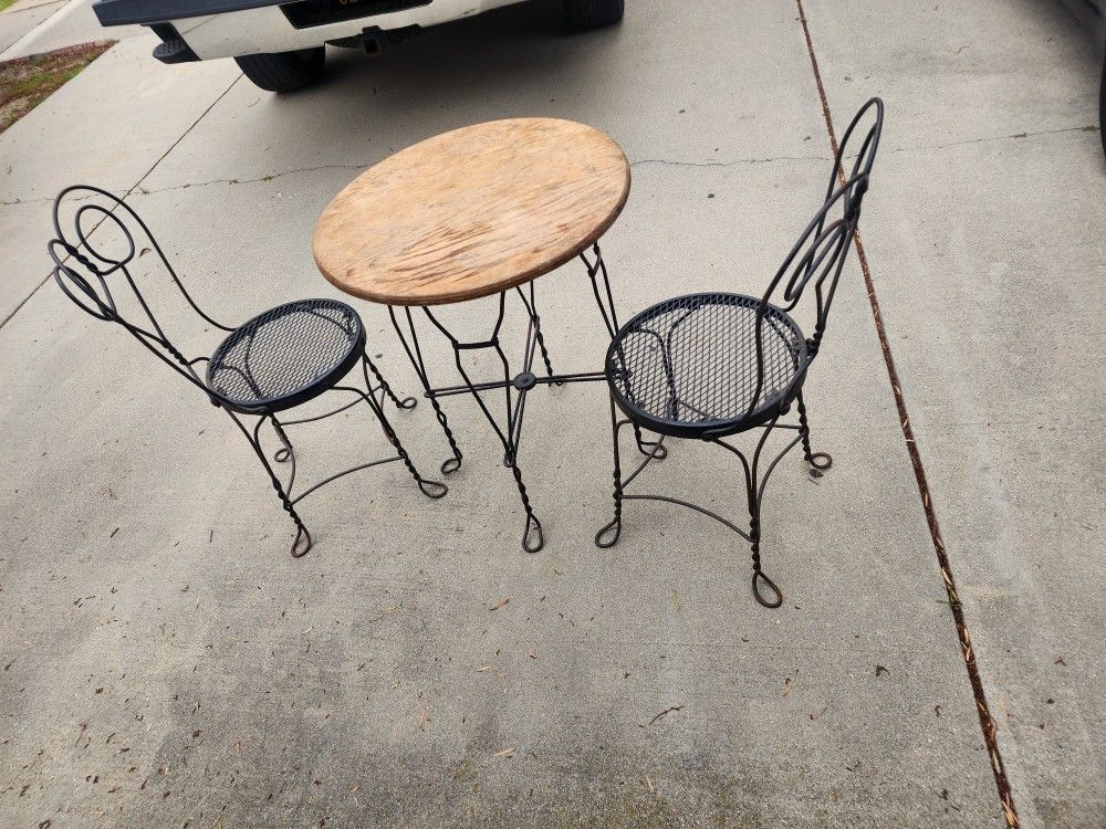 Table And 2 Chairs