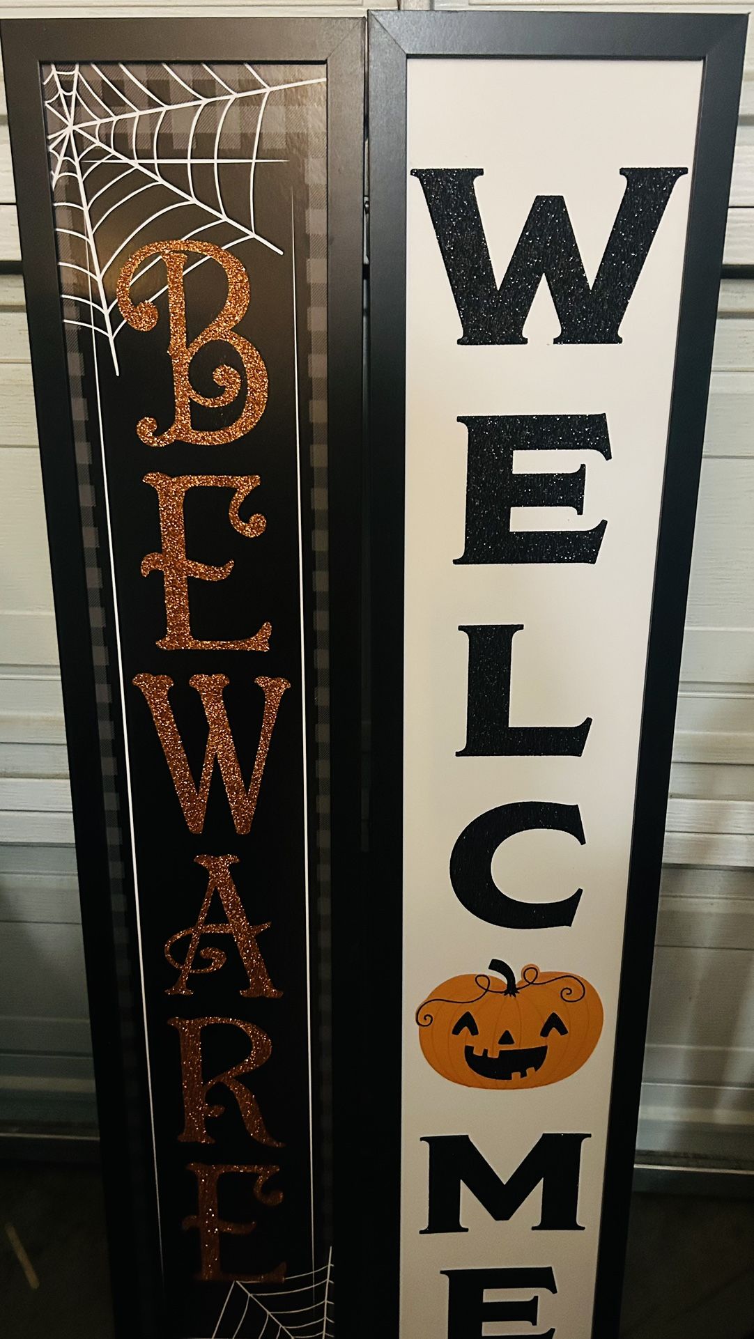 Halloween Thin Wood “48” Signs