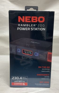 NEBO Rambler 200 Portable Power Station.