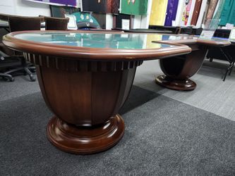 Wooden Baccarat Table Built for use as an Office desk