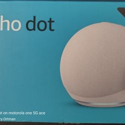 Amazon Echo Dot 5th Generation Glacier White With Sengled Bluetooth Bulb 