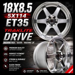 🔥 18x8.5 5x114.3 TRAKLITE DRIVE WHEELS 🔥