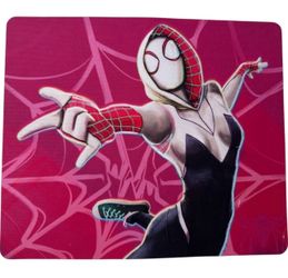 Spider-Gwen Gaming Mouse Pad Pink Web Design Desk Mat Marvel Anime Style