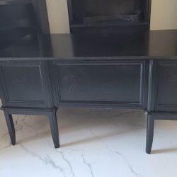 Black Office Desk