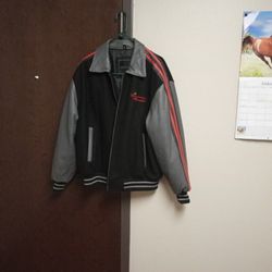 Excelled Black, Grey, Red Budweiser Clydesdale Jacket