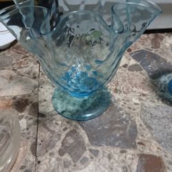 Fenton Glass And Bowls, Clock